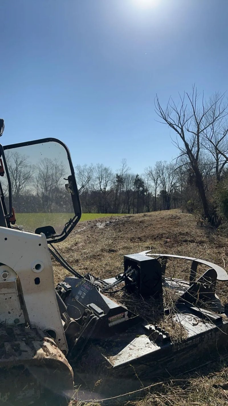 Forestry mulching with skid steer